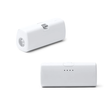 Powerbank in ABS riciclato personalizzabile Timoteo 5000 mAh