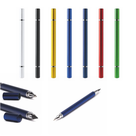 Penna e matita 2 in 1 refill blu personalizzabile Nexil
