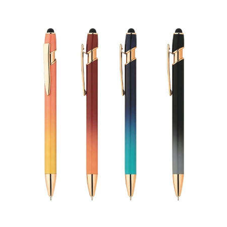 Penna touch a sfera refill nero personalizzabile Sfumato