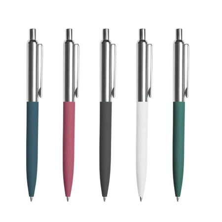 Penna a sfera in alluminio refill nero personalizzabile Calyra