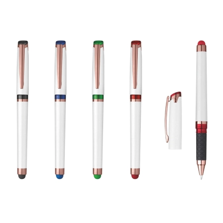 Penna roller touch refill nero personalizzabile Tonio Gold