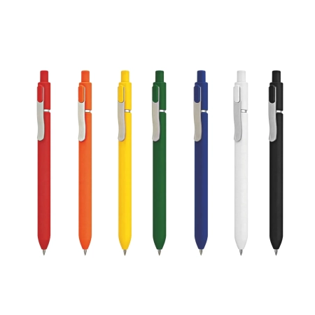 Penna a sfera in plastica refill nero personalizzabile Zorion