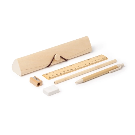 Set scrittura in legno personalizzabile Kael
