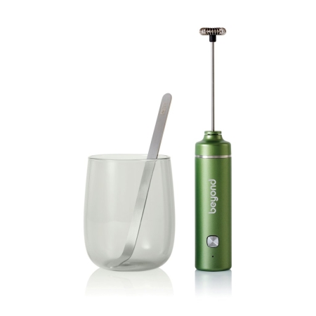 Set matcha montalatte bicchiere personalizzabile Chado