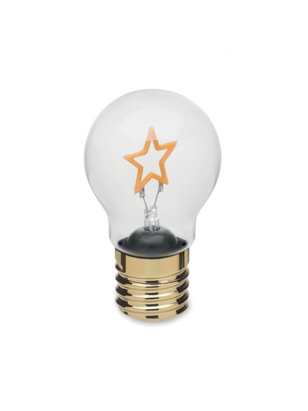 Lampadina LED personalizzabile decorativa a filamento LUMIGLOW
