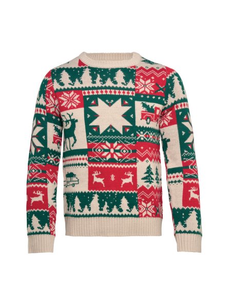 Maglione natalizio personalizzabile acrilico S-M SHIMIS