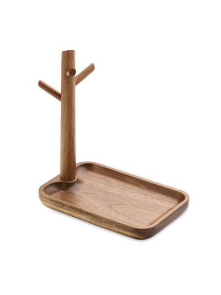 Svuotatasche personalizzabile legno di acacia Branca