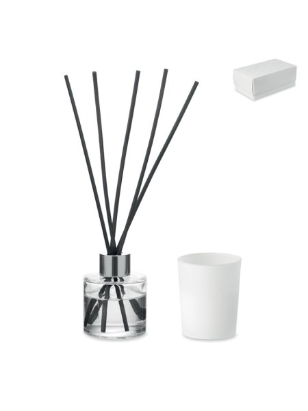 Diffusore profumo personalizzabile vetro vaniglia 40 ml KALOMA SET