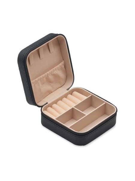 Portagioie personalizzabile viaggio PU interno velluto Julbox
