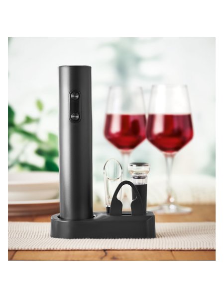 Apribottiglie personalizzabile elettrico ABS con set vino Vino Set