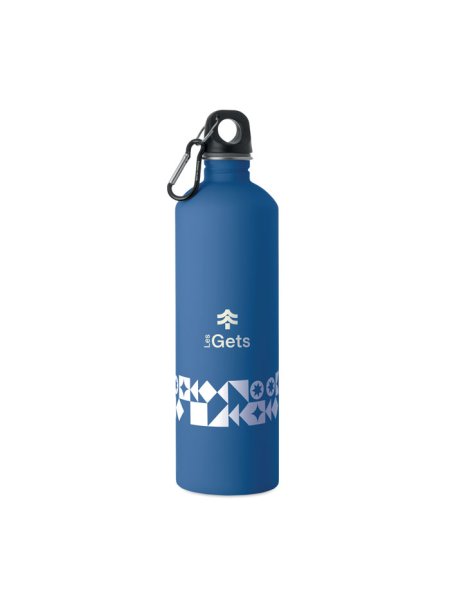 Borraccia personalizzabile inox riciclato 750 ml REBIG MOSS SOFT