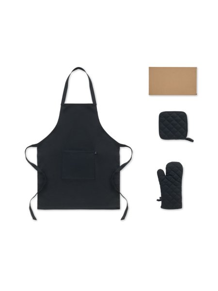 Set cucina personalizzabile cotone riciclato 180 g/m² Gala set