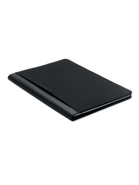 Cartella A4 personalizzabile tessuto e PU con blocco note Profile4