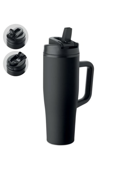 Bicchiere termico personalizzabile inox riciclato 900 ml Atlanta