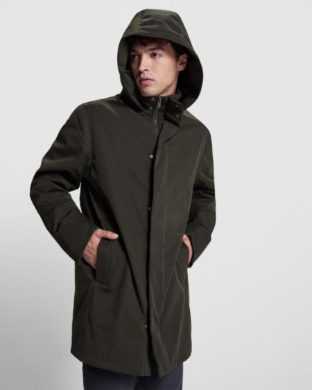 Giacca parka unisex imbottita con cappuccio Roly Dome