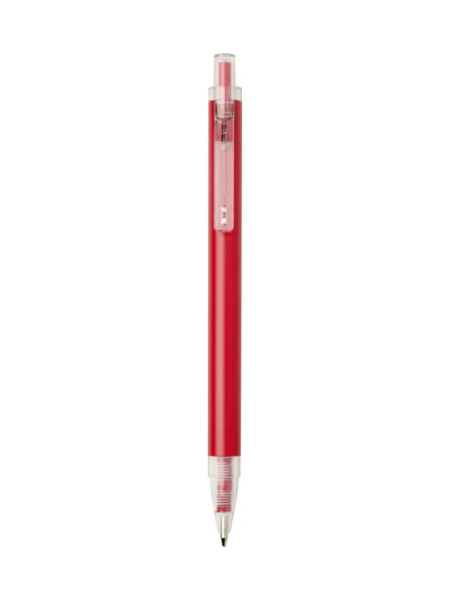 Penna a sfera in alluminio riciclato personalizzabile Spectrum inchiostro blu