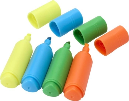 Set evidenziatori personalizzati in PP riciclato