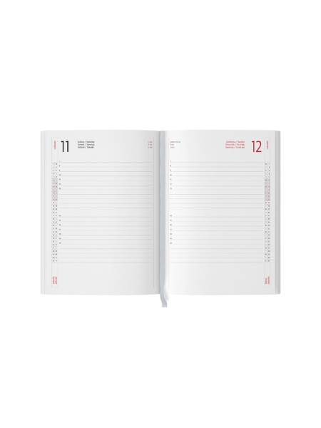 Ricarica per agenda 15 x 21 cm. giornaliera sabato e domenica separati