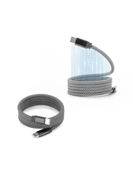 Cavo USB-C magnetico 60 W da 1 m personalizzabile NADELLA