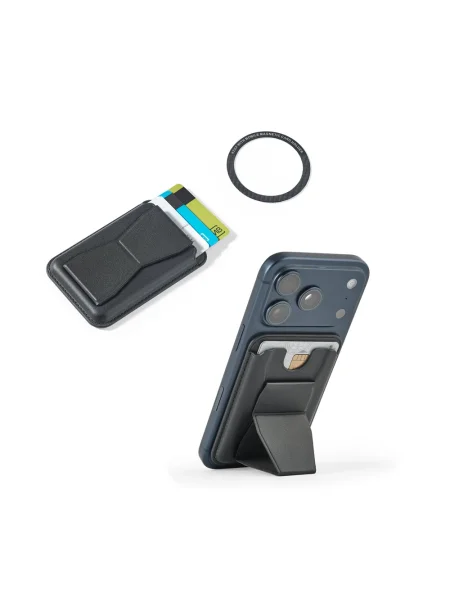 Porta tessere magnetico RFID in PU personalizzabile CONNOR