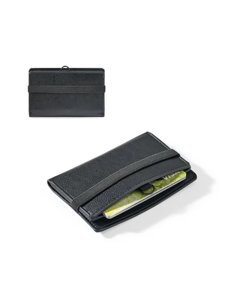 Portafoglio magnetico RFID in PU personalizzabile GLENN