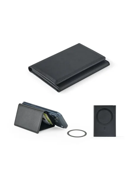 Porta carte magnetico RFID in PU personalizzabile HARALD