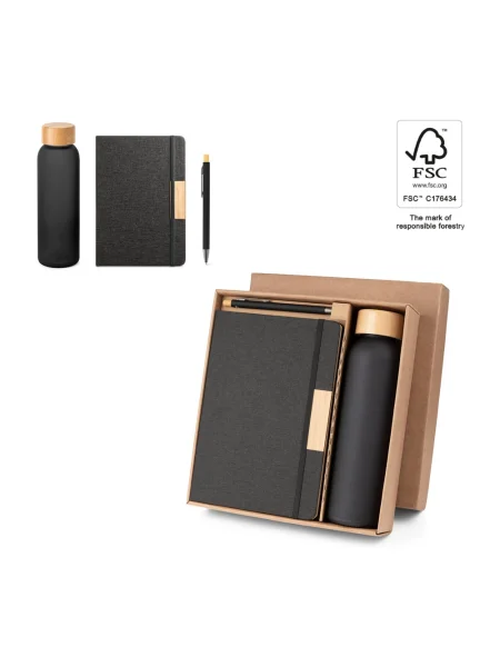Set regalo aziendale personalizzabile con borraccia SCLIAR