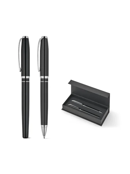 Set penne premium in rame e acciaio personalizzabile inchiostro blu SARAMAGO