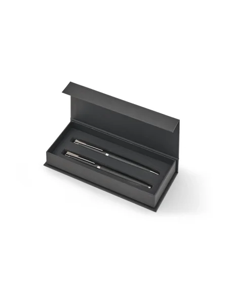 kingsley-set-composto-da-1-penna-a-sfera-e-1-penna-roller-in-alluminio-con-inchiostro-blu-dokumentalr-nero-9.webp