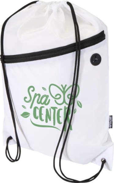 Borsa con coulisse in RPET personalizzabile Oriole - 5L