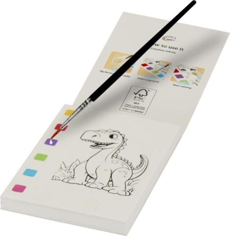 Libro da colorare e set di pennarelli acquerellabili personalizzabile Quell