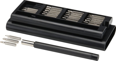 Set cacciaviti di precisione personalizzabile 24 punte  Smart - Nero