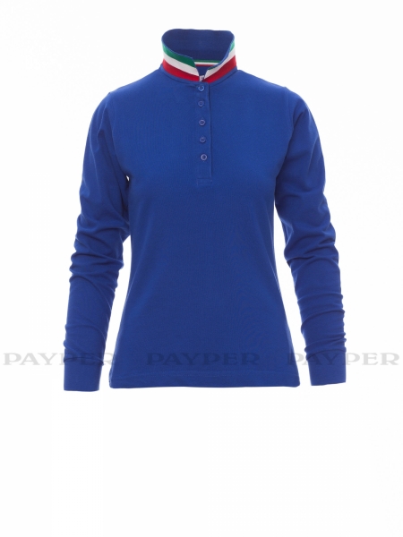 Polo Payper personalizzate Long-Nation Lady