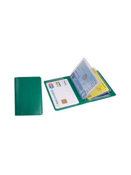 Portatessere portacards personalizzati a 6 tasche cm. 7,5x10,3