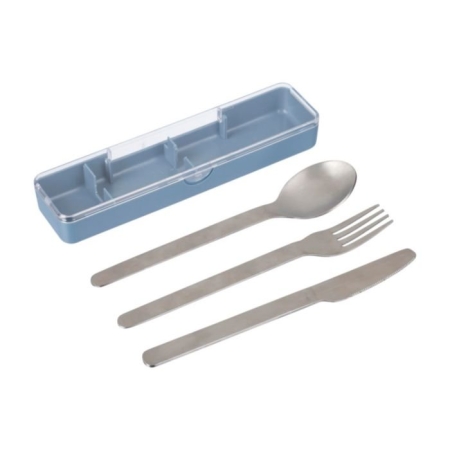 Set posate 3 pezzi in acciaio inox personalizzabile Brisio