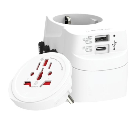 Adattatore da viaggio personalizzabile SKROSS® 30W