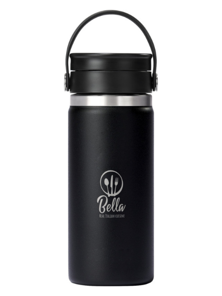 Bicchiere termico Hydro Flask Wide Mouth in acciaio inossidabile da 473 ml