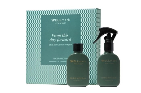 Set regalo Wellmark con spray e bastoncini Tender Affection