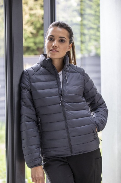 Giacca termica donna 38 g/m² in nylon riciclato personalizzabile Pallas
