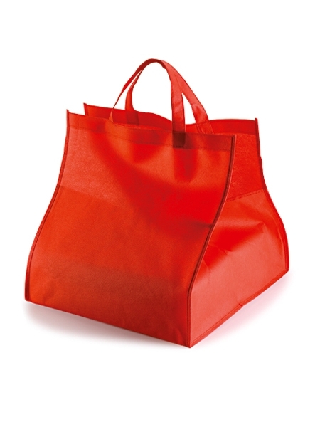Shopper personalizzate porta pizza in tnt Marika 36,5x36x35 cm