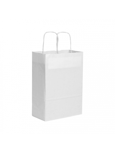 Buste di carta kraft bianca 24 x 10 x 32 cm