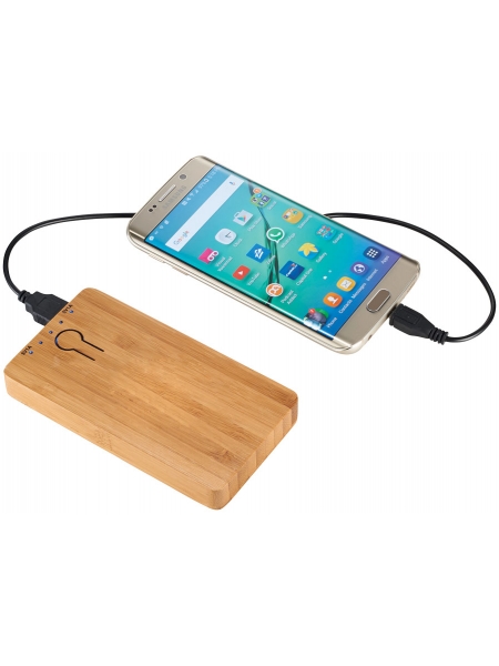 Powerbank in legno da 5000 mAh