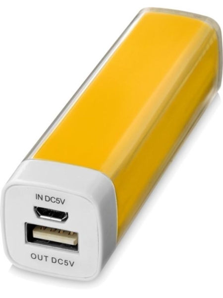 Power bank colorato trasparente personalizzato WS102 2200/2600 mAh