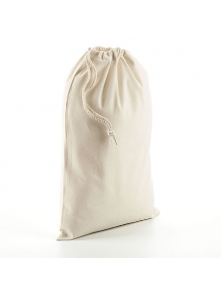 Borsa con cordino Westford Mill  in cotone 10x15 - 140 gr.