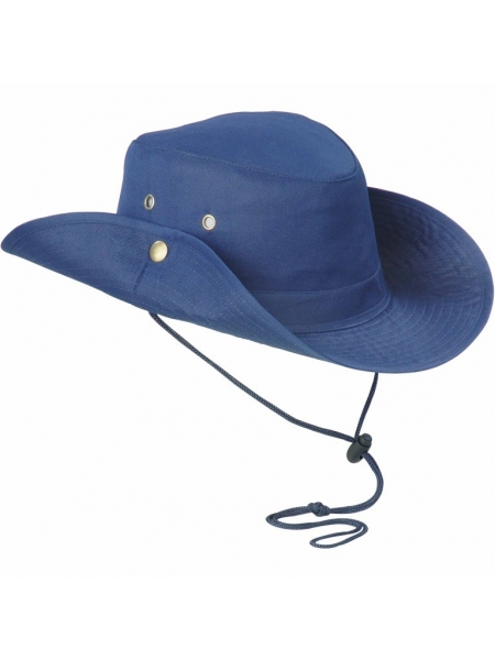 Cappello in poliestere a tesa larga safari con fori di ventilazione