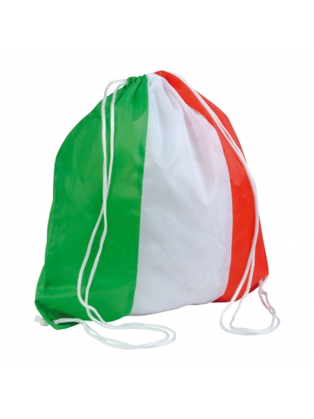 Zaino tricolore in poliestere