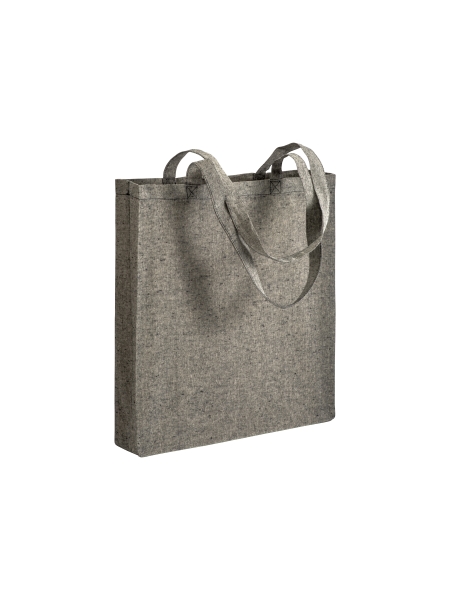 Shopper personalizzate in cotone riciclato 38x42x8 cm