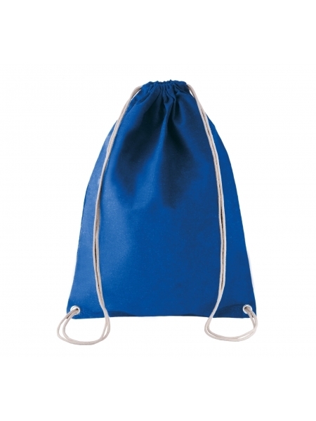 Sacca mare nylon con portascarpe blu