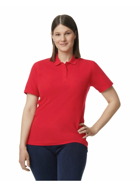 Polo donna personalizzata Gildan Piique Softstyle