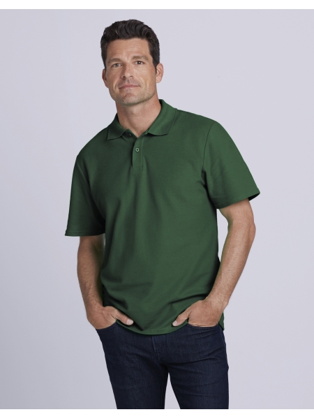 Polo da uomo personalizzata Gildan Pique Softstyle